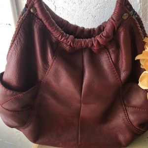 Beautiful Unique Red Authentic lucky brand purse